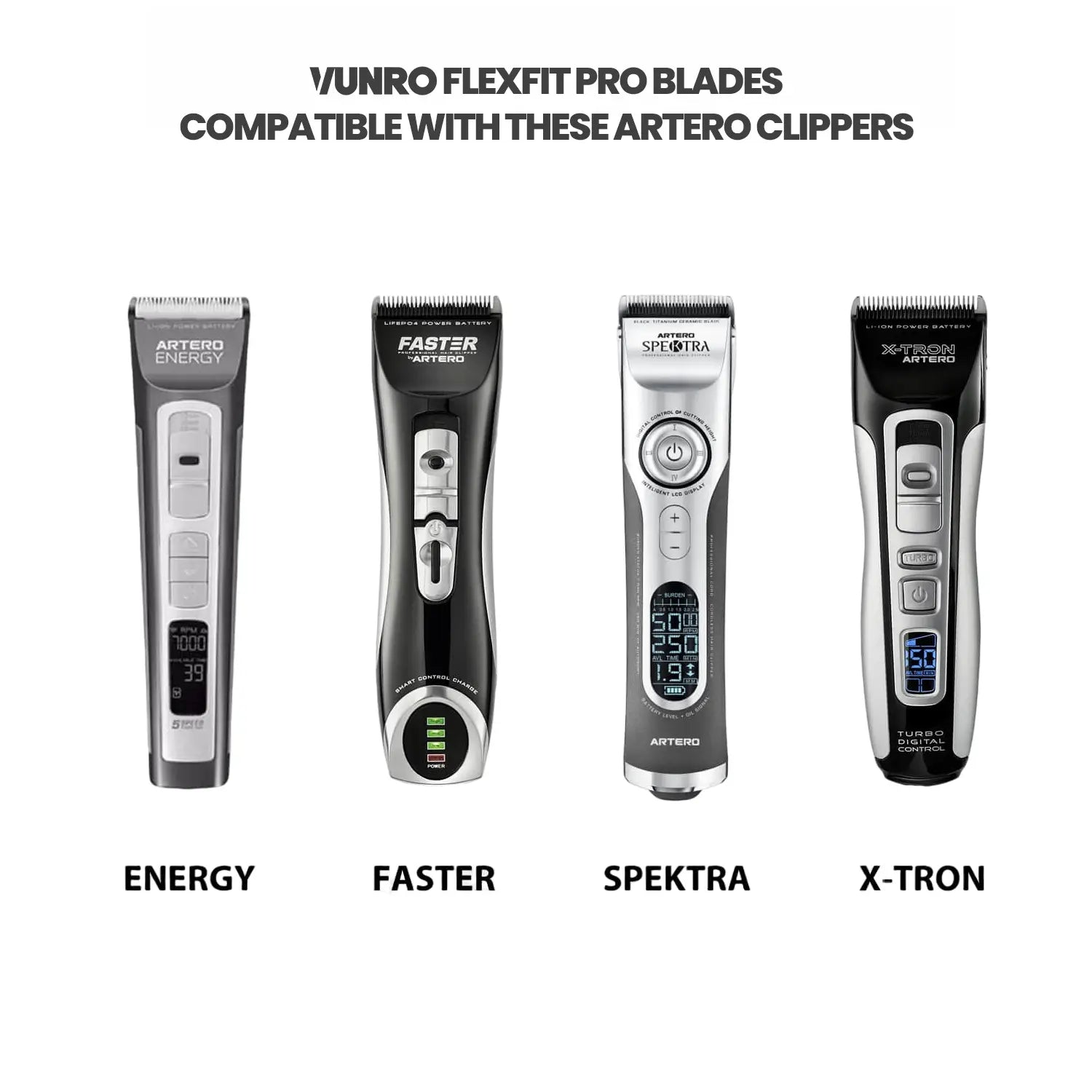 VUNRO PRO 4 in 1 Dog Trimmer Blade (1 mm - 1.9 mm)